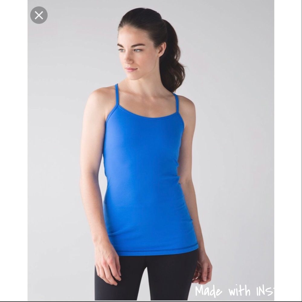 Lululemon Royal Blue Power Y Tank S6